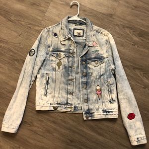 Custom Made Patch Jean Jacket